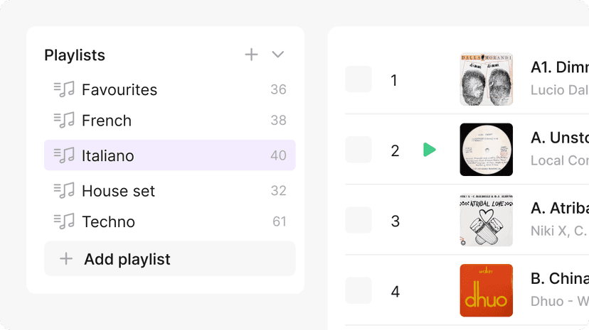 Playlists